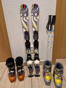 Detske lyze 90cm, lyžáky