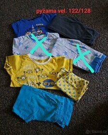 Klučičí pyžamo  vel. 122/128