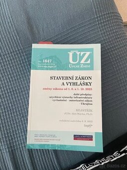 ÚZ 1647 Stavební zákon a vyhlášky