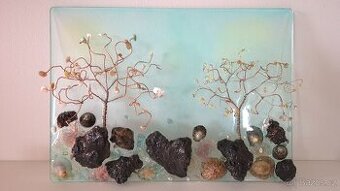 3D obraz - mořský svět s lávou a mušlemi