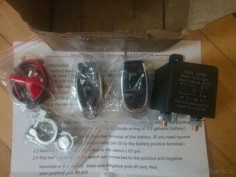 Dálkový odpojovač autobaterie bezdrátový hlavní vypínač 12V