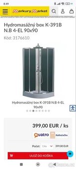 Masážní sprchový kout