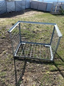 Klec na topné dřevo pozinkovaná