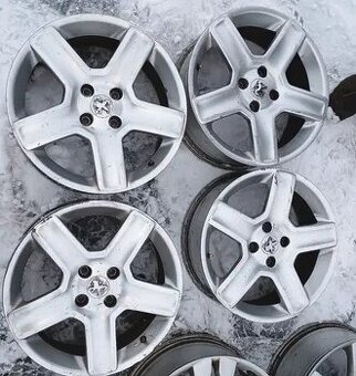 Peugeot Alu kola rozteč 4x108 r17 šíře 6,5Jx17 zális ET31 -
