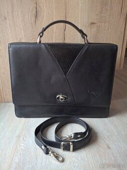 Aktovka z pravé kůže Owego