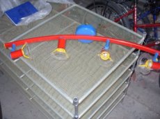 ramínkový čtyřbodový lustr