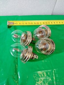 Žárovka 12V 45/40W R2 Bilux – nepoužitá, orig. ČSSR