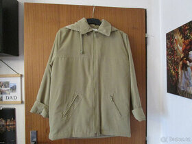 Nová sv. khaki zelená bunda s kapucí, vel. 40-42, Bonprix - 1