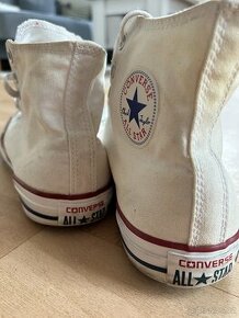 Kotníkové Converse bílé vel. 43