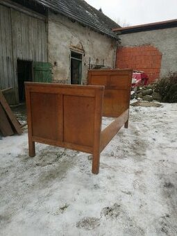 Prodám postele délka roštu 180 cm 40 léta až 50 - 1
