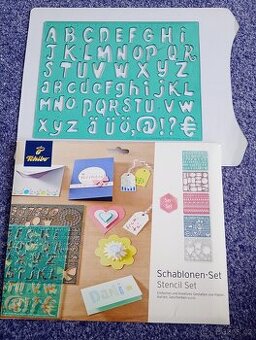 Šablona na tvoření - písmenka, Tchibo