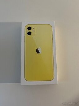 iphone 11 žlutý+kryty