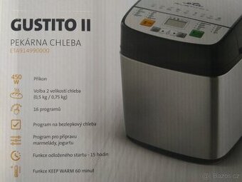 Pekárna chleba ETA GUSTITO 2