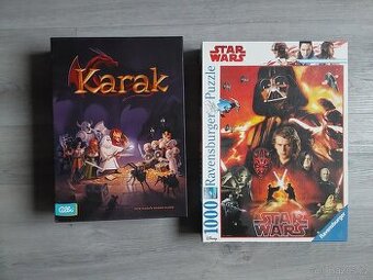 Stolná hra Karak a Star Wars Puzzle