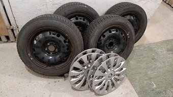 KOLA + PNEU ZIMNÍ 185/60 R15  fabia iii