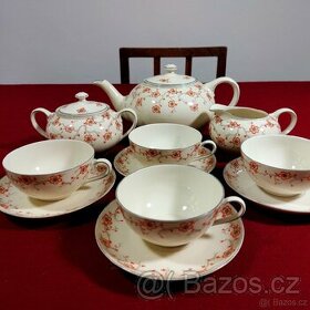 Porcelánová kávová souprava Art Deco