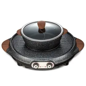 ELEKRICKÝ MULTIFUNKČNÍ STOLNÍ GRIL BBQ 2v1