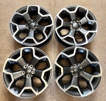 5x100 R17 originál disky Subaru XV - TOP STAV - nové senzory