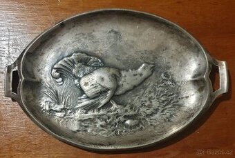 Stará cínová miska