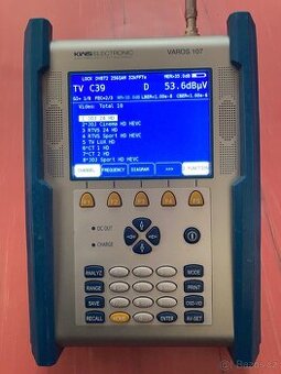 KWS Varos 107- měřící přístroj pro DVB T2,DVB-C,DOCSIS ....
