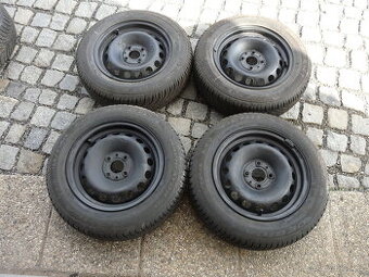 ZIMNÍ PNEU + DISKY  FIAT 14" , 165/70R14