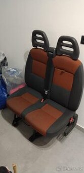 Fiat Ducato 2 sedadlo  spolujezdce oranžové