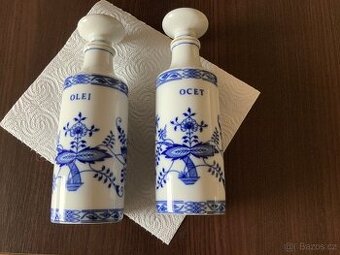 Cibulak 2 karafy na ocet a olej