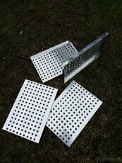 Ventilační mříž nerez INOX 377x268x20mm 2 kusy