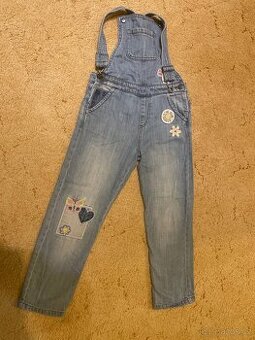 Dívčí džíny s laclem 6-7 let