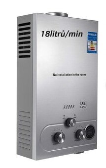 Ohřívač vody (18l/min) na chatu, zahradu