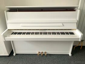 Klavír - české bílé pianino Bohemia 005PB - 1