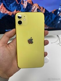 iPhone 11 Yellow KONDICE BATERIE 100% TOP - 1