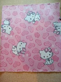 Zbytek koberce z metráže Hello Kitty