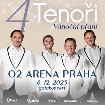 4 Tenoři O2 Arena VIP Klubové patro