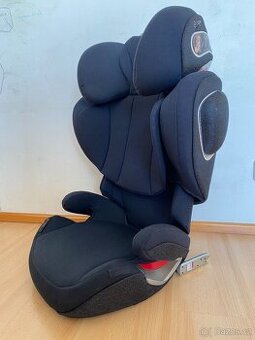 Platinová autosedačka Cybex Solution Z i-Fix v modré barvě