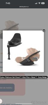 Autosedačka cybex cloud + báze Kurková