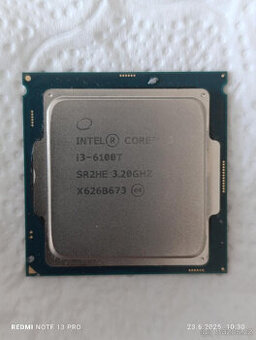 Intel Core I3-6100T (TDP 35W) - 4 vlákna, socket 1151