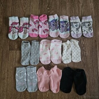 10x nízké kotníkové ponožky 27-30