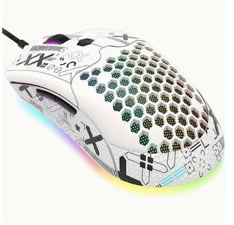 Herní myš s RGB podsvícením (modrá, černá i bíla)
