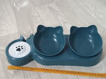Set misek na granule i vodu pro kocky ci male psy - 1