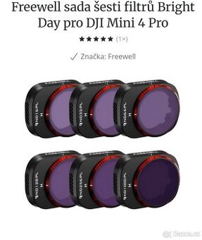Freewell sada šesti filtrů Bright Day pro DJI Mini 4 Pro