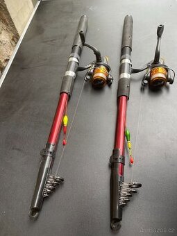 Sada na plavanou. Prut 3.6m Hunter pro, navijak serie 2000