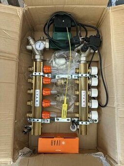 IVAR DUAL MIX CI 557 VP rozdělovač 5cestný, 1" x EK, 262mm