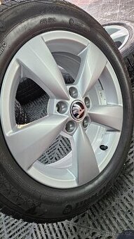 Prodám originální alu disky 15" škoda 185/60 R15, 5x100