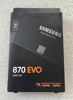 Nový SSD disk Samsung 870 EVO 1TB
