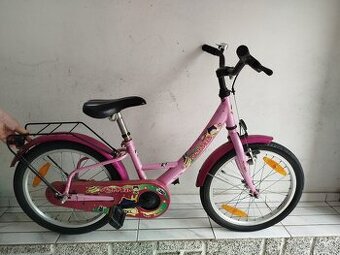 Dětské růžové kolo velikost  5-7 let