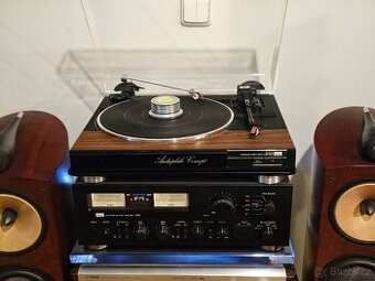 GRAMOFON SANSUI. (možno i s ručkovým zesilovačem?)