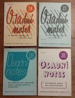 Osadní notes 24, 27, 28 a 30