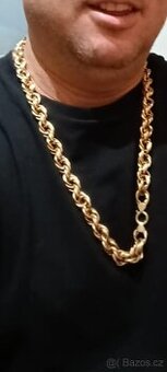 Zlatý řetěz řetízek zlato