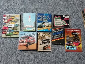 Auta, Dakar, Tatra, Škoda knihy